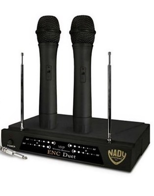 NEW Nady Encore Duet Dual Receiver VHF Wireless Microphone System 2 Channel