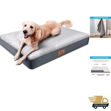 Small Orthopedic Dog Bed with Waterproof Cover - Ideal for Indoors - 24 x 16