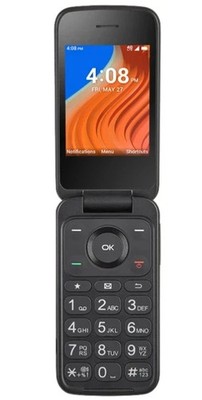 TracFone TCL Flip 2 Prepaid Phone 8GB Black Locked Brand New Sealed Box 