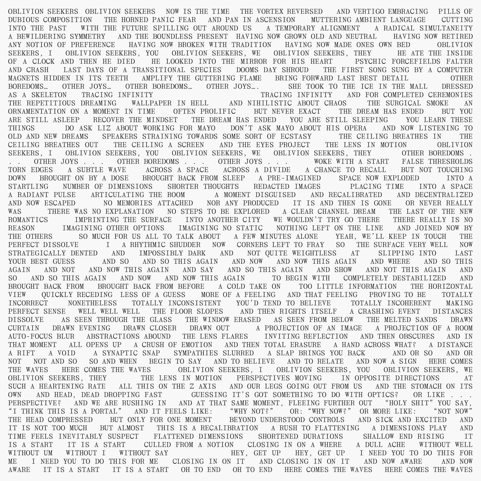Ben Vida Oblivion Seekers CD SP167CD NEW
