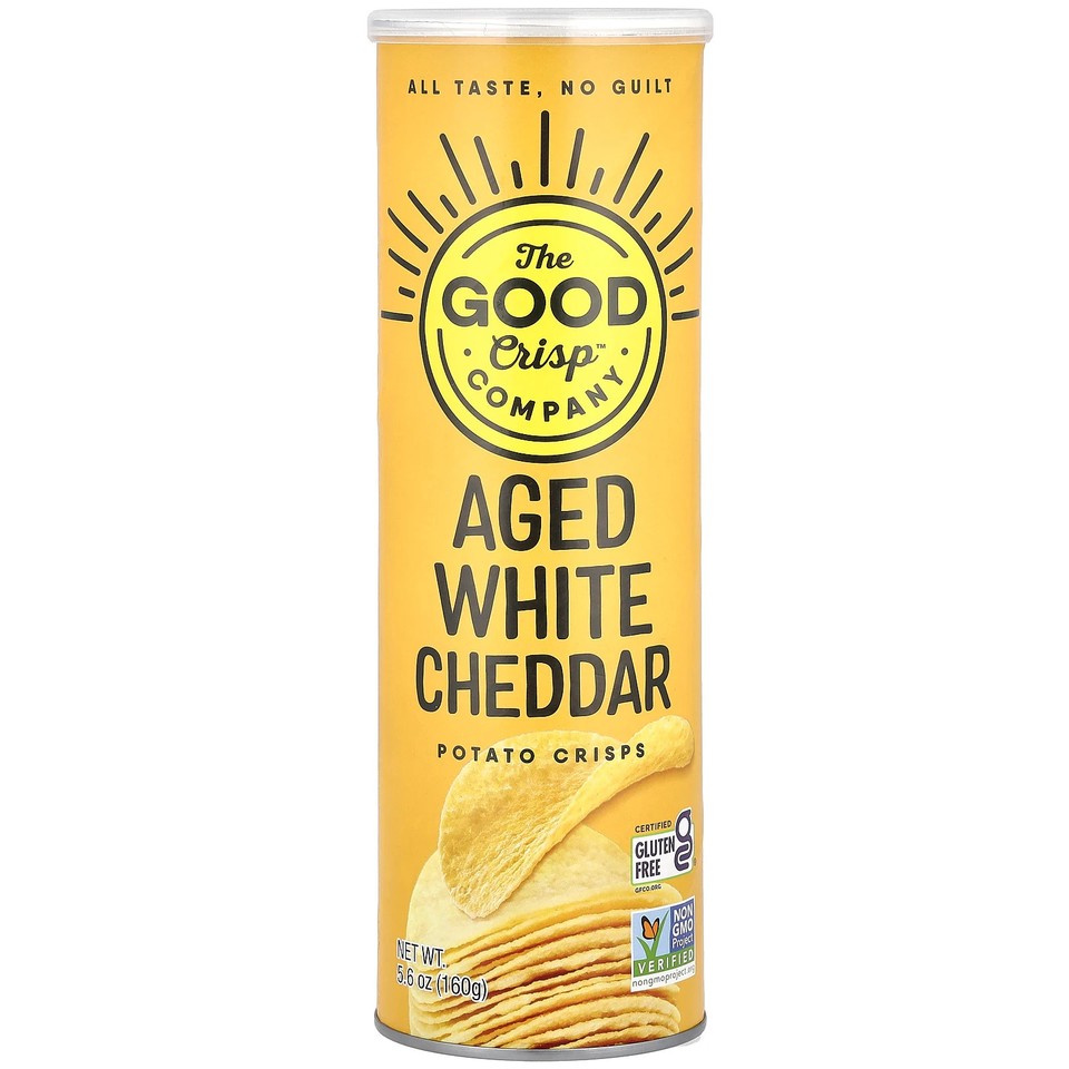Potato Crisps, Aged White Cheddar, 5.6 oz (160 g)