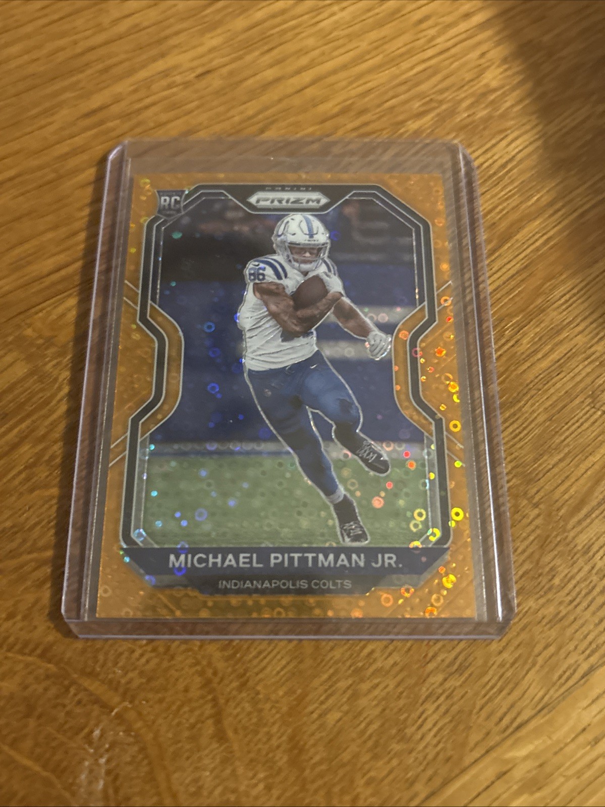 2020 Panini Prizm #333 Michael Pittman Jr. Orange Disco Prizm Rookie RC COLTS SP