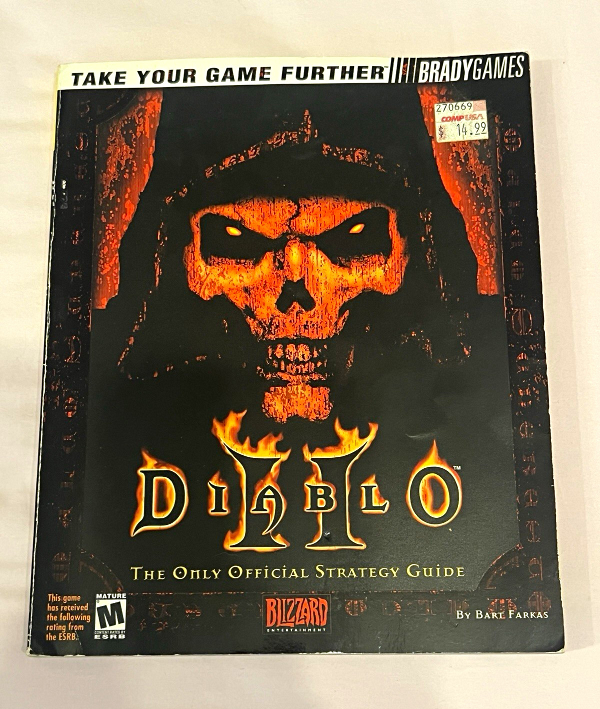 Diablo II Official Strategy Guide BradyGames 2000 Blizzard Bart Farkas Complete