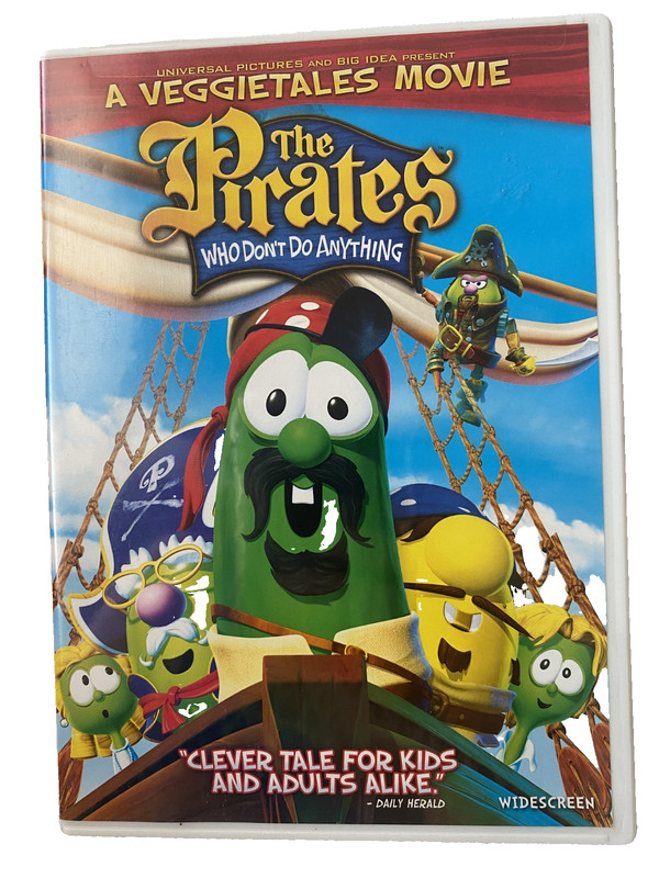 VeggieTales The Pirates Who Don't Do Anything DVD Widescreen PARTIALLY SEALED