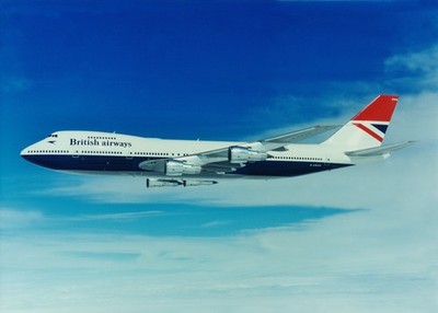 British Airways Boeing 747-100 Jumbo Jet Negus Livery - 16 x 12 A3 Print
