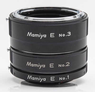 Mamiya E Extension Tubes Set Zwischenringset Extension Tube No.1 No.2 No.3