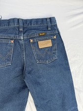 Vintage Wranglers True Blue Denim Straight Leg girls Size 10 regular