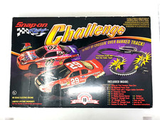 VINTAGE Snap-on Tools Racing "Challenge" HO Scale Electric Race Set TESTED EUC