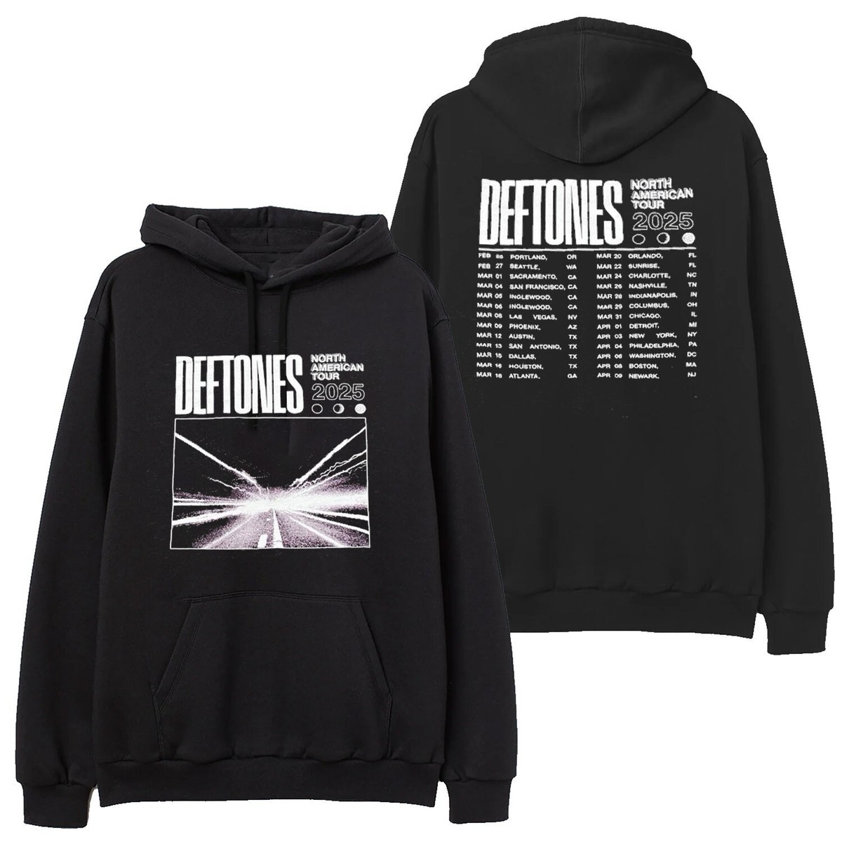 DEFTONES Rock Album 2025 Tour Concert Shirt Hoodie | eBay