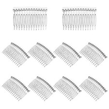 10pcs 14 Teeth Plastic Hair Side Combs, Small French Teeth Hair Combs Hair
