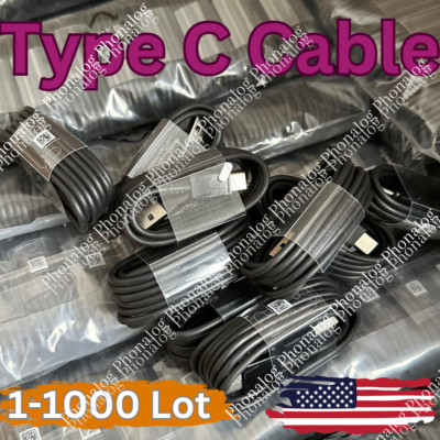 LOT USB C Type C Fast Data Charging Cable For Samsung LG Phones Tablets Android