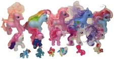 Lot of 16 My Little Pony Figures Different Ponies Assortment, Colors & Sizes