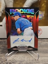2019 Panini Prizm Rookie Auto Red Prizm James Norwood #RA-JN.2 RC Autograph Cubs