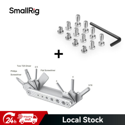 SmallRig Folding Tool Set AAK2213C + 12pcs 1/4''-20 Hex Screws with Wrench 1713
