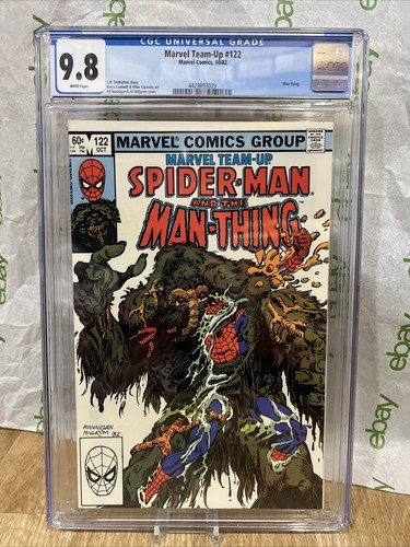 MARVEL TEAM-UP #122 CGC 9.8 WP (1982) vs. Man-Thing Comic New Slab Graded