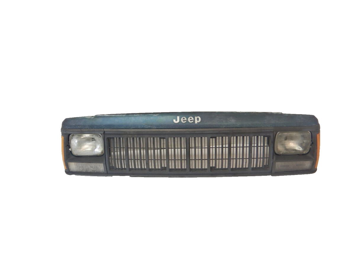 Jeep グリル Jeep Cherokee XJ 84-96 OEM Green Grille Grill Front Header Panel