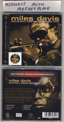Miles Davis - Paul's Mall, Boston, September 1972 - Brand New MINT Sealed CD