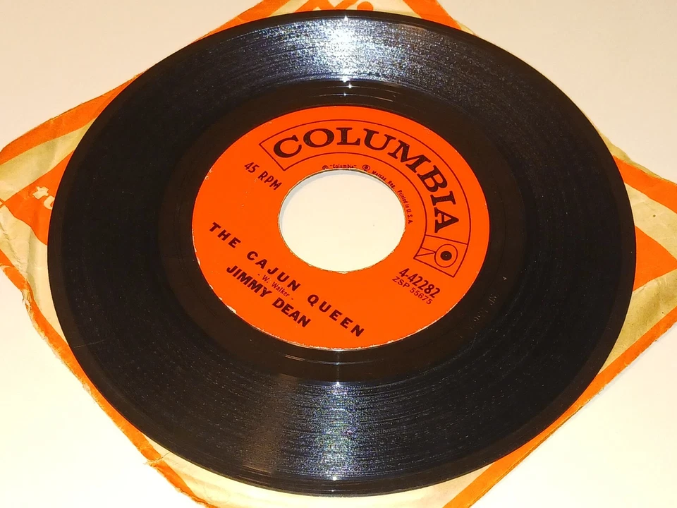 Jimmy Dean - The Cajun Queen / To A Sleeping Beauty, 45, 7", VG - Image 4 of 4