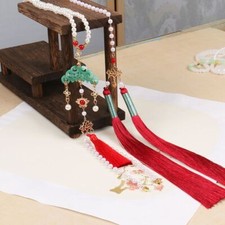 Chinese Yingluo Necklace Bridal Adornment Necklace Tassel Length