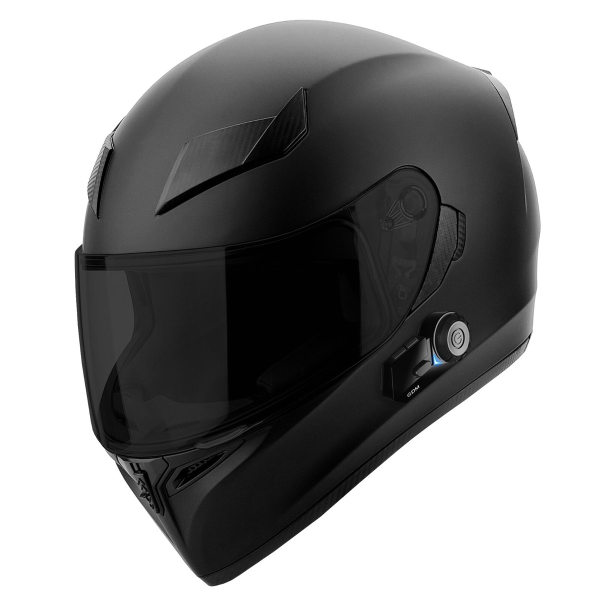 Full Face GDM Ghost Motorcycle Helmet Bluetooth Headset+