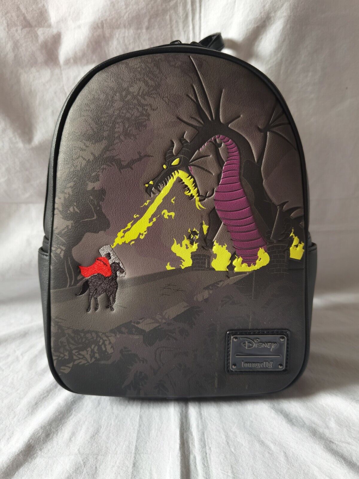 Loungefly Disney Maleficent Dragon Mini Backpack Black Brand New with Tags