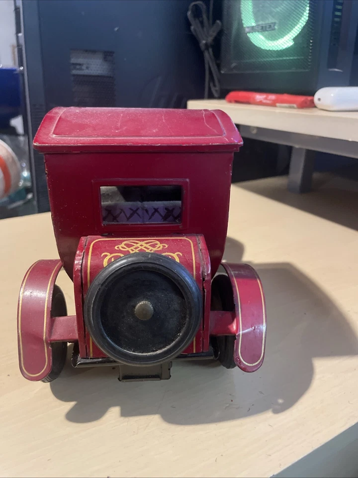 Coche Grand-Pa vintage años 60 a batería marca registrada "Y" Japón NO FUNCIONA Foto 4 de 4