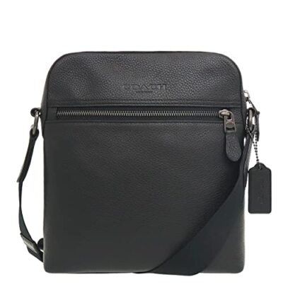 Coach F04011 4011 Black Houston Glattleder Flight Bag Outlet