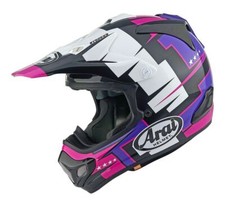 Arai MX-V Evo New 2025 Motocross Helmet Battle Purple ECE 22-06  MX Enduro Quad