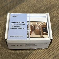 Facon LED Lighting For RV Camper Trailer Light Switch Replacement 2 Switches