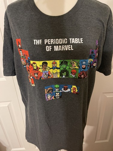 MARVEL Periodic Table Of Heroes T-Shirt 