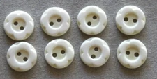 8  x  2  Hole 15mm Plastic Buttons