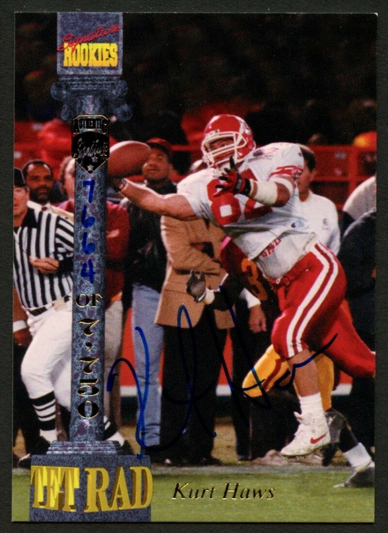 Kurt Haws UTAH signed autograph auto 1994 Signature Rookies