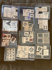 Stampin' Up Wood Mounted Rubber Stamp Sets--Mixed Themes--You Choose 