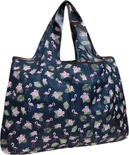 Large Foldable Tote Nylon Reusable Grocery Bag