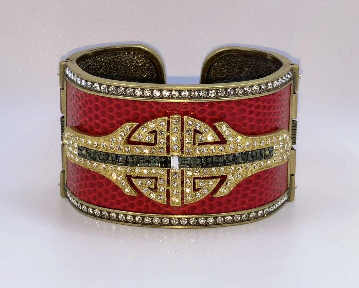 Heidi Daus Red Denim and Deco