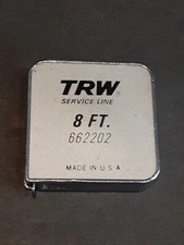 VINTAGE TRW SERVICE LINE 8' TAPE MEASURE RARE MODEL 662202  WORKING CONDITION 