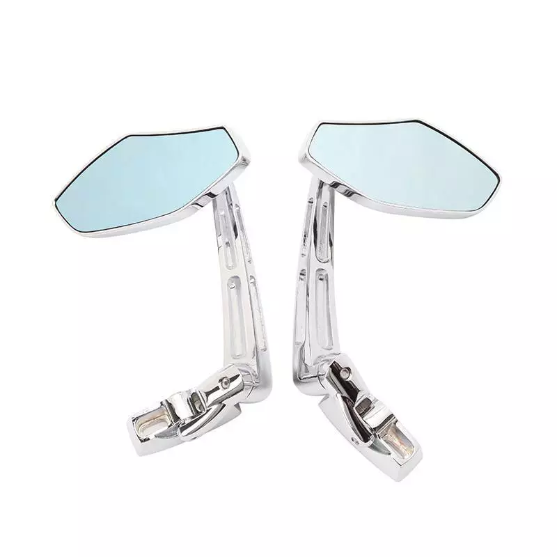 Chrome Side Mirrors For Kawasaki Ninja ZX14 ZZR1400 ZX6R ZX-10R 2004-2011 2006 Foto 4 de 4