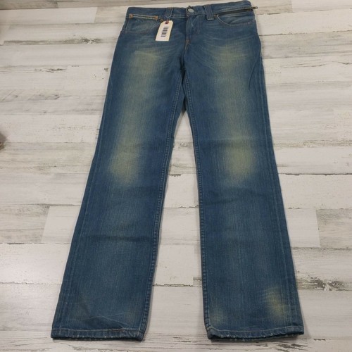 Levi's 511 Men Blue Straight Slim Stretch Jeans W32 L34 | Fabb Fashion