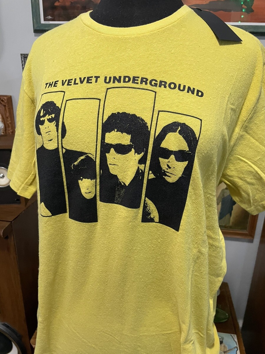 R13 Velvet Underground Group Shot Boy Tee Yellow Medium | eBay