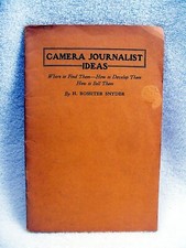 Camera Journalist Ideas  1932  36p  Text  8.20 
