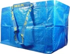 IKEA LARGE BLUE BAG Shopping Grocery Laundry Storage Tote Bags Strong FRAKTA