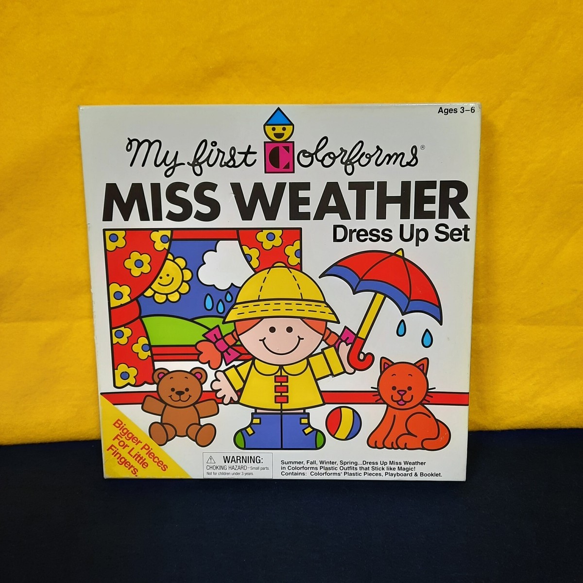 MISS WEATHER DRESS UP SET; 2017 My First Colorforms