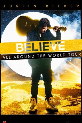 Poster Justin Bieber All Around The World Tour