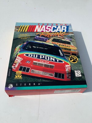 Sierra Papyrus Nascar Racing 1996 Computer Game MS DOS CD t2924