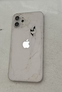 Original Apple iPhone 12 Gehäuse Rahmen Glasbruch Für Refurbisch Weiß Silber