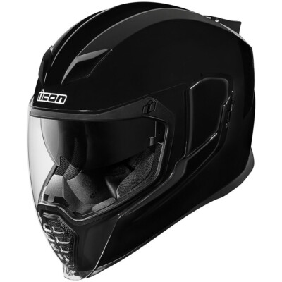ICON AIRFLITE HELMET ブラック Mサイズ　中古品 Icon Airflite Helmet - Gloss Black - CHOOSE SIZE | eBay