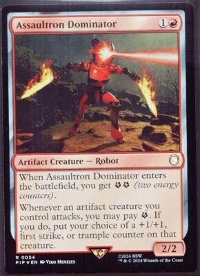 Assaultron Dominator - 54 Foil MTG Fallout