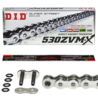 DID super-verstärkte Kette CHROM NIET MZ/MuZ 1000 S 2003-2008