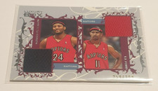 2006-07 Topps Luxury Box Morris Peterson/T.J. Ford Dual Jersey Card/299 -Raptors