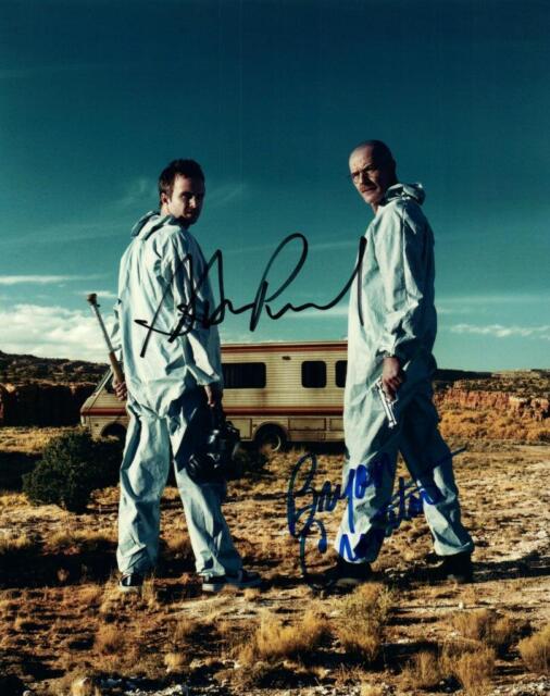 Bryan Cranston Aaron Paul signed 8x10 Picture nice autographed photo pic w/ COA